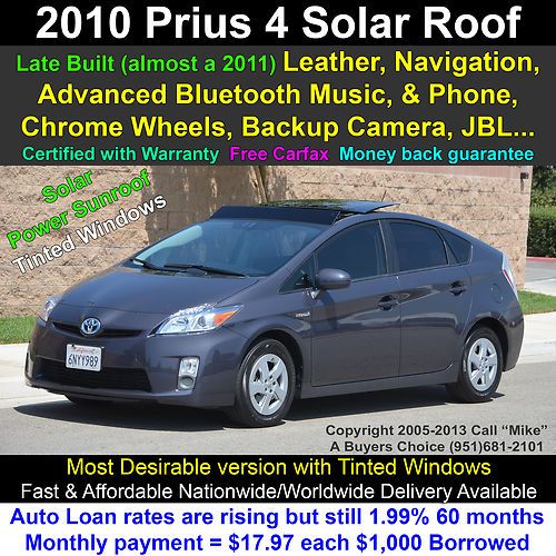 Solar roof+leather+navigation+jbl premium sound+bluetooth+rear camera+warranty!!