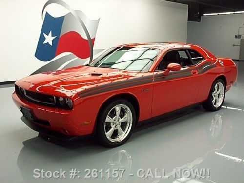 2010 dodge challenger r/t hemi leather sunroof 20&#039;s 5k texas direct auto