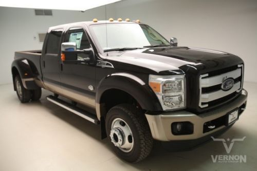 2014 drw king ranch crew 4x4 fx4 navigation sunroof leather heated v8 diesel