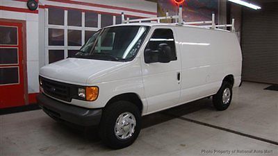 No reserve in az-2007 ford e350 cargo van-ladder rack-off lease
