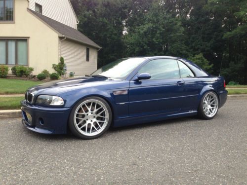 2005 bmw e46 mystic blue m3 hardtop convertible **low miles**