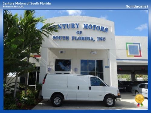 2005 chevy express cargo van 4.8l v8 auto low mileage 1 owner loaded