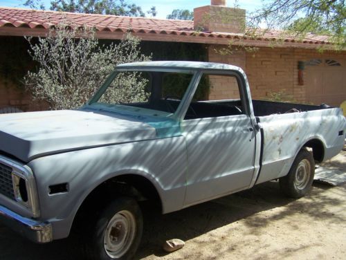 1971 chevy short wide bed project truck