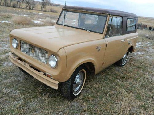 1966  ih scout all wheel drive  4x4  dry western  scout