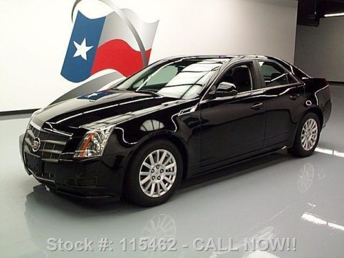 2011 cadillac cts leather pano sunroof blk on blk 13k texas direct auto