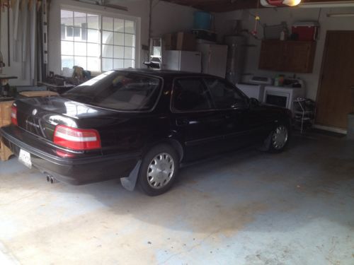 1992 acura vigor black/tan