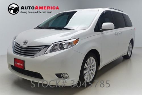 30k one 1 owner low miles 2011 toyota sienna limited nav rear entertain leather