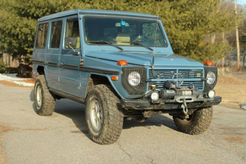 1985 mercedes 280 ge gelandewagen g class g wagon 4door similar to lr defender