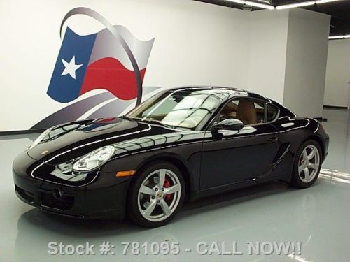 2008 porsche cayman s 6-speed heated leather xenons 45k texas direct auto