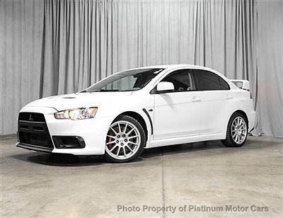 Lancer evo - wicket white - navigation - turbo - awd - one owner - clean carfax!