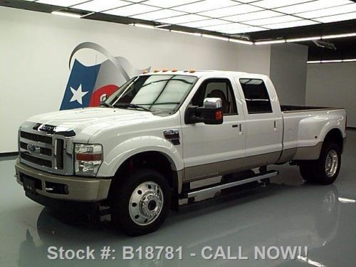 2009 ford f450 king ranch 4x4 diesel dually sunroof nav texas direct auto