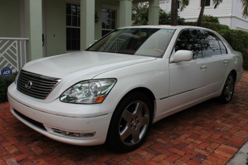 2005 lexus ls430-1-owner-fla-kept-heated&amp;cooled seats-lowest mileage in the usa!
