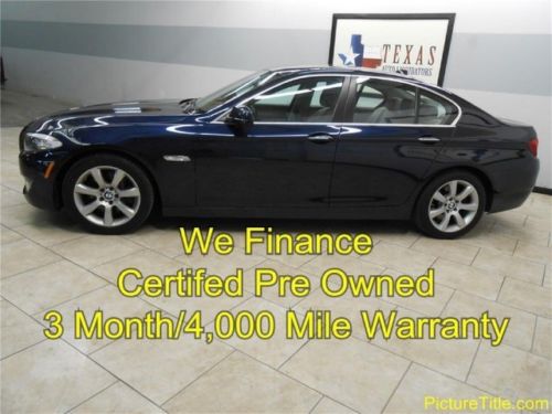 11 bmw 550i 6 speed manual leather moonroof certified warranty we finance texas