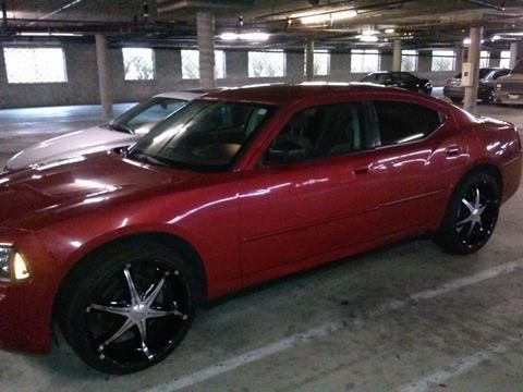 Find Used Red Dodge Charger 22inch Rims Super Clean