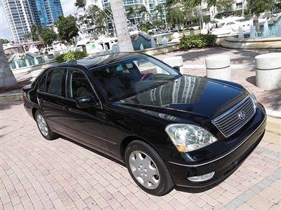Florida rare lexus ls 430 ultra with cherry library wood every available option