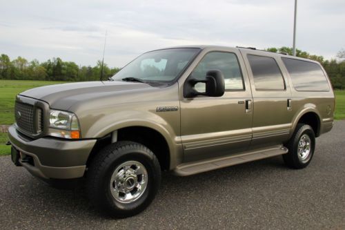 2003 ford excursion limited 7.3l diesel 59k actual miles 1-owner 4x4 no reserve