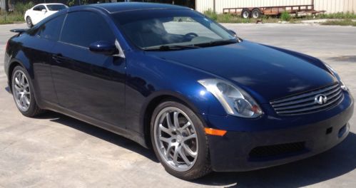 2004 infiniti g35 coupe 6 speed 19 inch rims 56,000 miles