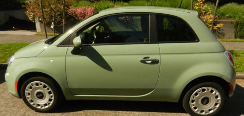 2012 fiat 500 pop hatchback 2-door 1.4l