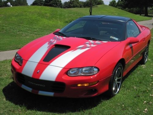 2002 chevrolet camaro ss 35th limited addition 579 actual miles,stored 12 years.