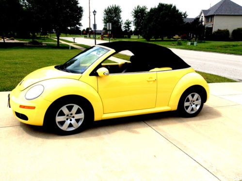 2007 volkswagon beetle new convertible