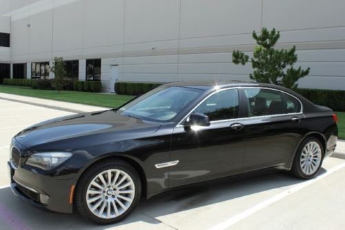 2012 bmw 750 lxi awd, lux seats, driver assist, cold weather pkg
