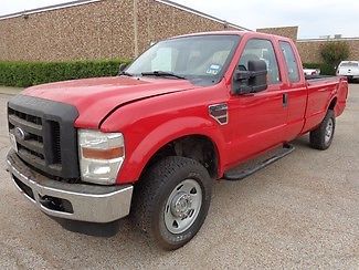2010 ford f250 xl supercab long bed-powerstroke diesel-4x4-repairable-no reserve