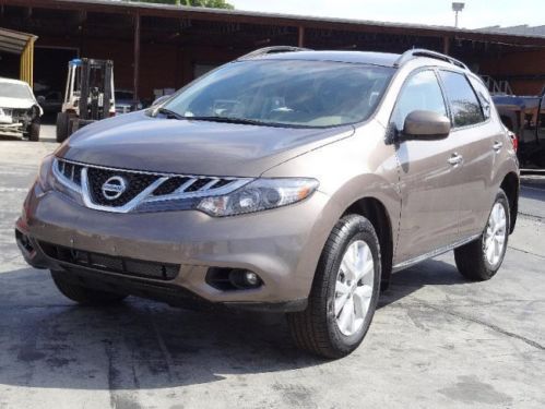 2014 nissan murano sv salvage damaged fixer project repairable wrecked runs!l@@k