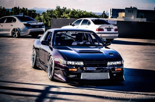 1990 nissan 240sx coupe widebody ssr sr20 s13 chargespeed yamato garage