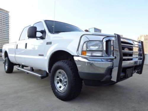 04 ford f350 xlt 4x4 auto 6.0l diesel drives great crewcab 1 owner tx extraclean