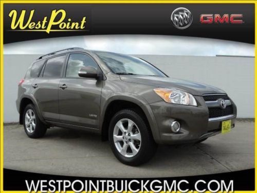 2010 toyota rav4 limited suv auto 4x4 clean carfax 4wd must see no reserve !