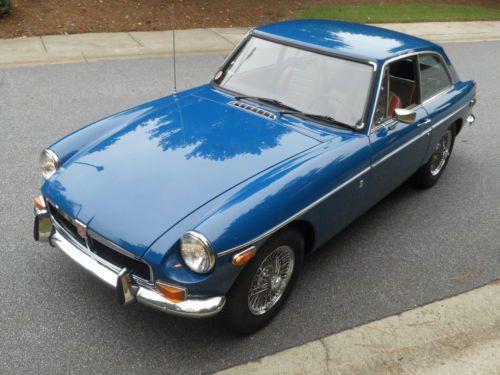 1974 mgb gt, only 36,419 miles, beautiful restoration, rust-free