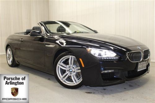 2012 bmw 6 series 640i navi leather xenon convertible comfort access low miles