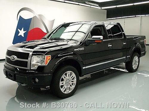 2009 ford f-150 platinum 4x4 sunroof rear cam 20's 53k texas direct auto