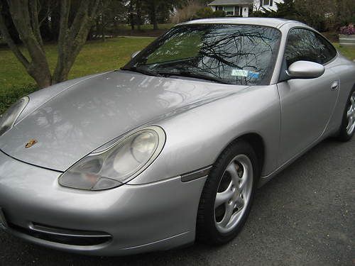 Porsche: 911 carrera 4 coupe tiptronic 1999 silver porsche carrera c4