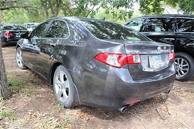 Acura tsx low miles 4 dr sedan automatic gasoline polished metal metal