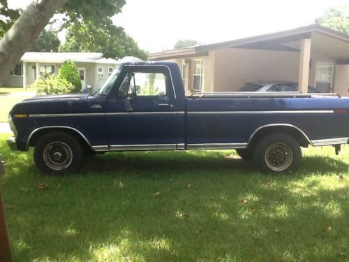 Ford f250 ranger pickup, blue -original condition