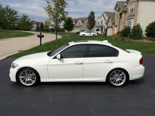 2011 bmw 335i m-sport, white, 6-speed, nav