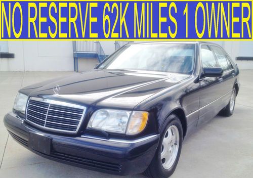 No reserve 62k miles 1 owner lifetime find immaculate w140 must see s500 s500 00