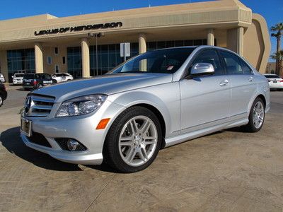 2009 mercedes-benz c-class sport 3.5l low mileage anti-theft alarm system