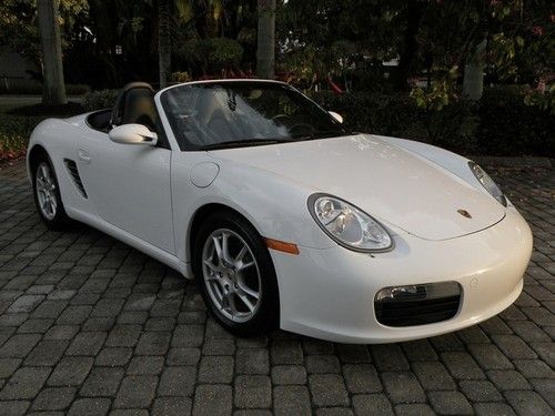 06 boxster convertible 5 speed manual leather bose carrera white xenons 1 owner