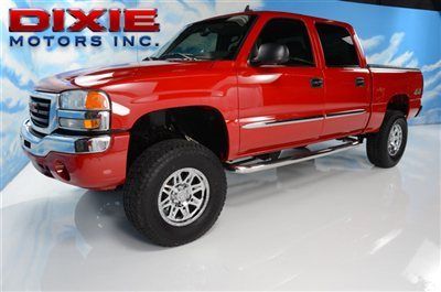 Sle2, crew cab, lift kit, sunroof, climate control, tow package