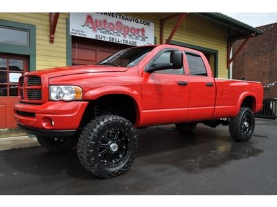 2005 dodge 2500 crew cab 5in lift brand new 35in tires 20in wheels great shape!