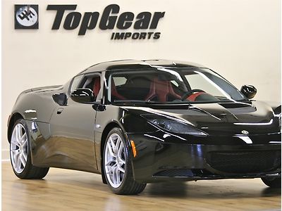 2010 lotus evora 2+2 coupe cheapest one in the world !! black w red sport seats!