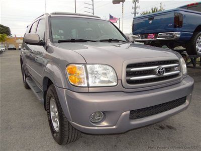 01 sequoia limited 1-owner low miles very good condition florida