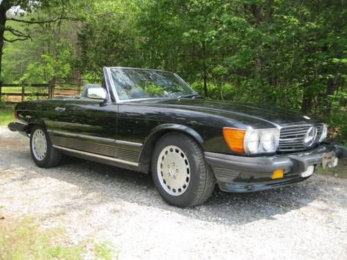 1986 mercedes benz 560sl convertible hardtop *40 pictures* excellent condition