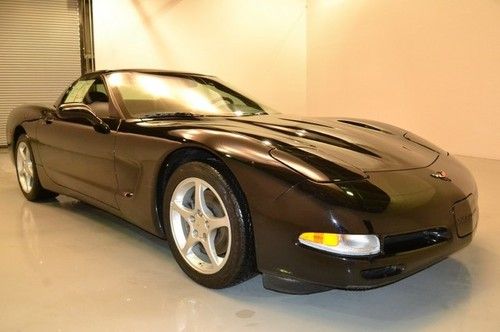 Chevy corvette rwd coupe v8 5.7l manual leather bose keyless 1 owner