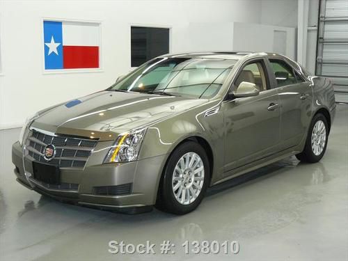 2010 cadillac cts4 luxury awd pano sunroof leather 46k texas direct auto