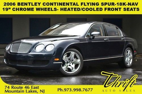 2006 continental flying spur-18k-nav-19 chrome wheels- heated/cooled front seats