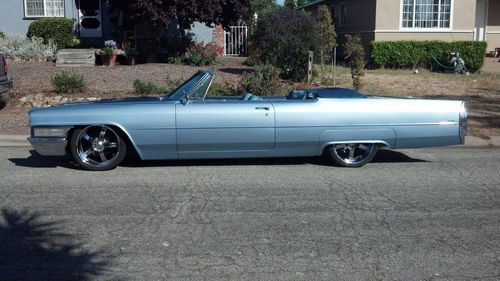 1966 cadillac de ville convertible 2 owner and recent restoration!