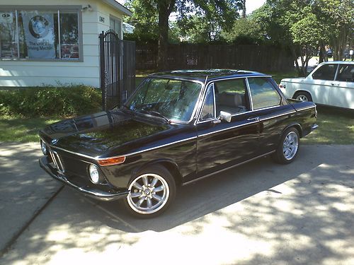 1974 bmw 2002 schwartz black, electric moonroof, ac, all new resto.. final sale